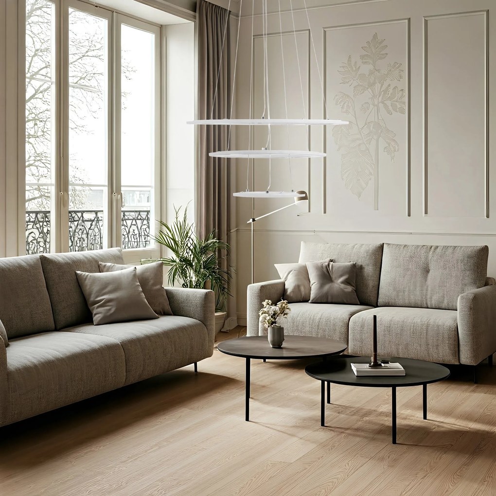 Toolight Toolight, LED stropné svietidlo 46cm, 100W, G042-3CP, zlatá lesklá, OSW-06309