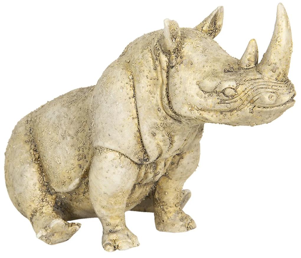 Dekorácie nosorožca v antik vzhľadu - 27 * 15 * 17 cm