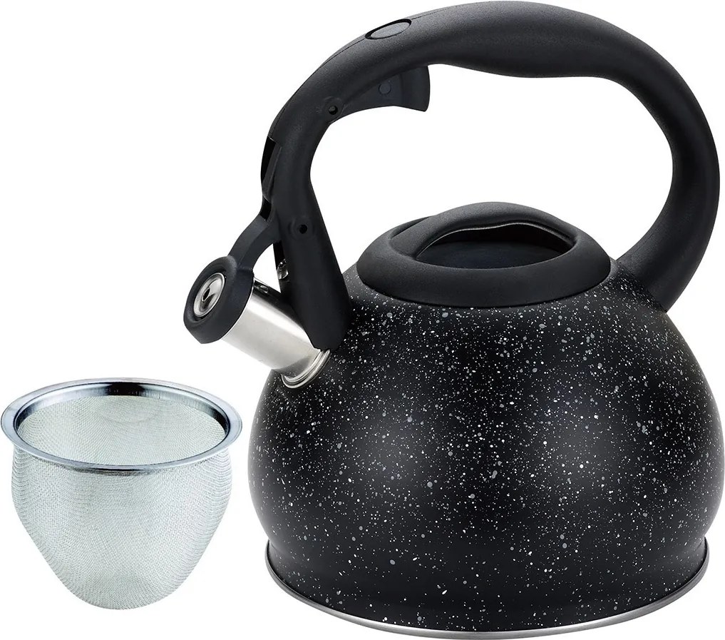 Kinghoff Varná kanvica na vodu 1,2 l, čierna