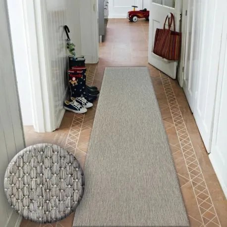 Behúň SISAL FLOORLUX model 20433 taupe HLADKÝ Veľkosť: 120 cm