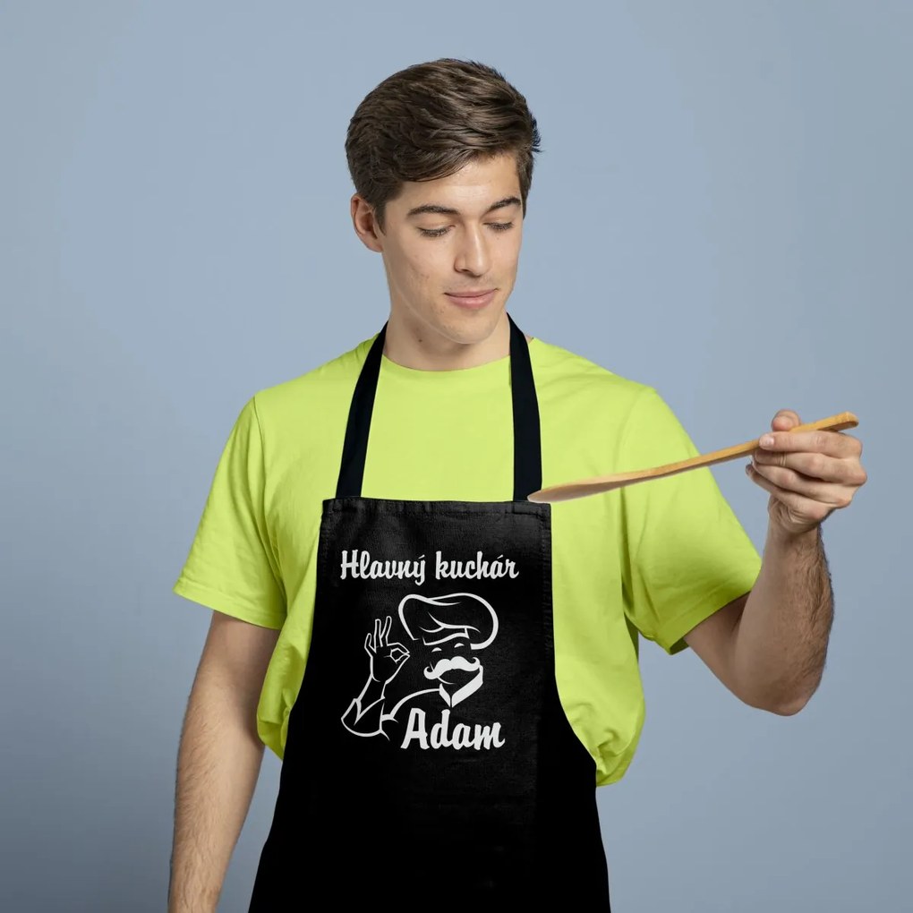 Sablio Grilovacia zástera s menom: Hlavný kuchár