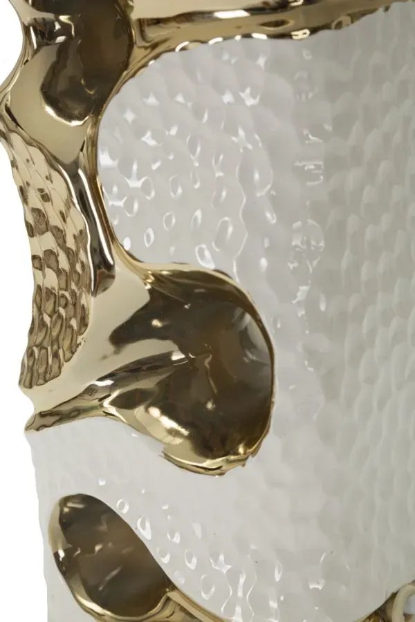 Stolná lampa Florida 43,5 cm bielo-zlatá