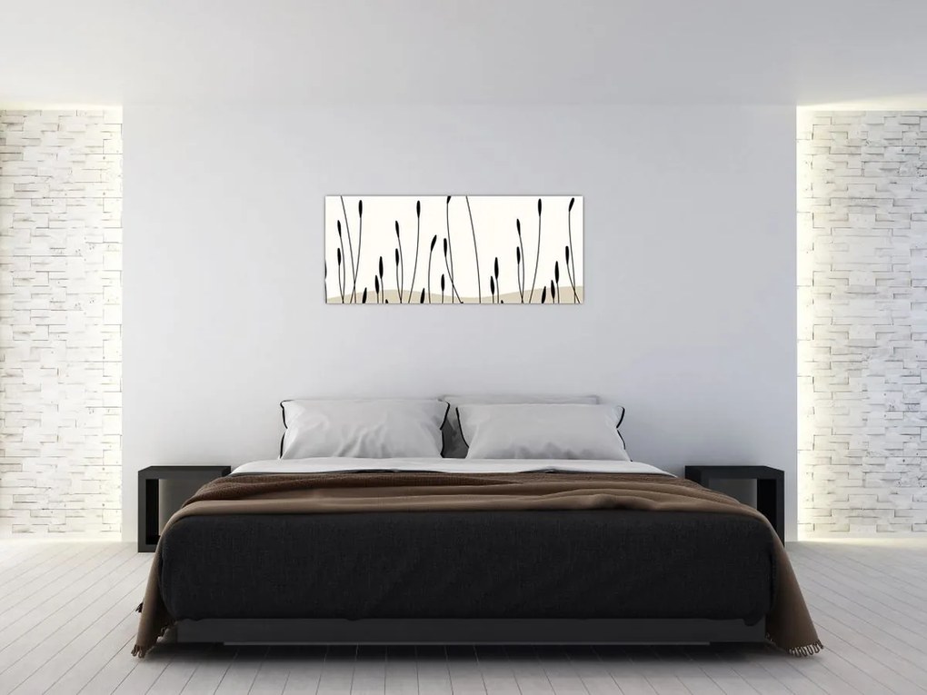 Obraz - Grafická lúka N⁰3 (120x50 cm)