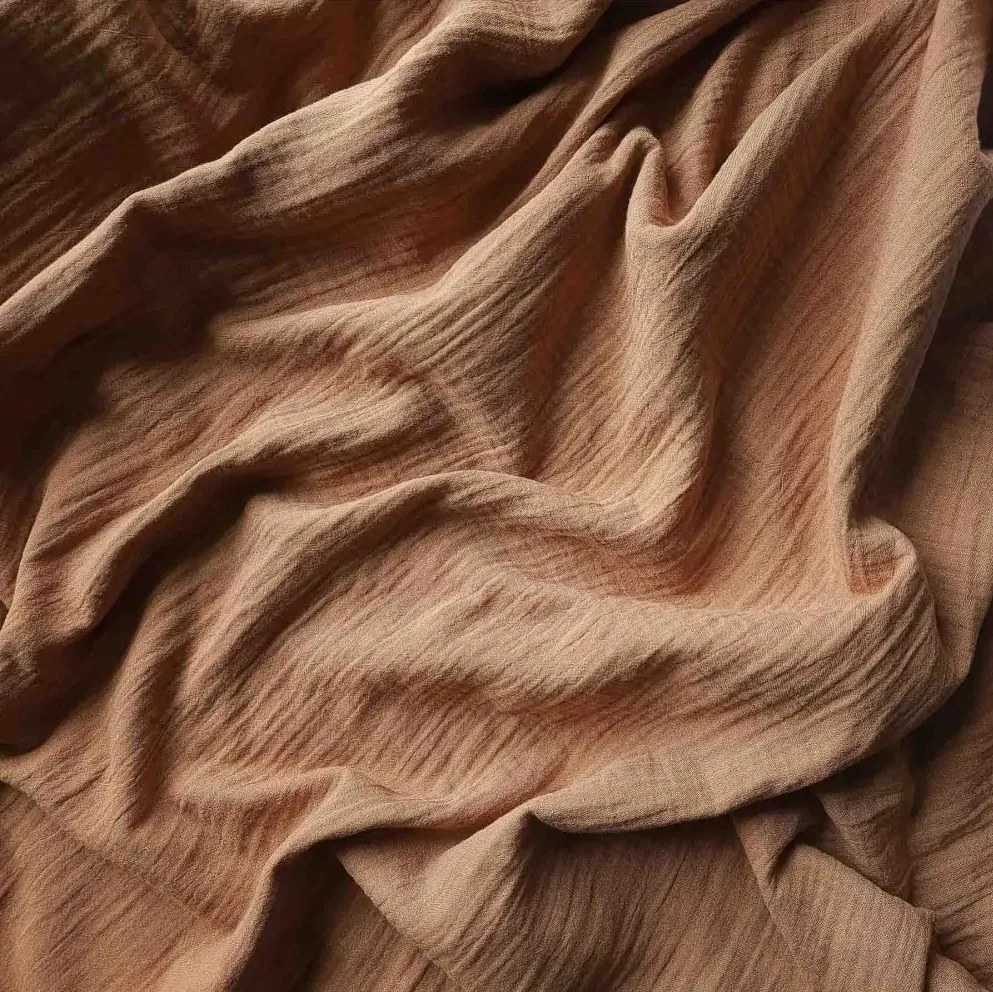 Mušelínové obliečky MOELLIN svetlo hnedé Rozmer obliečok: 70 x 90 cm | 140 x 200 cm