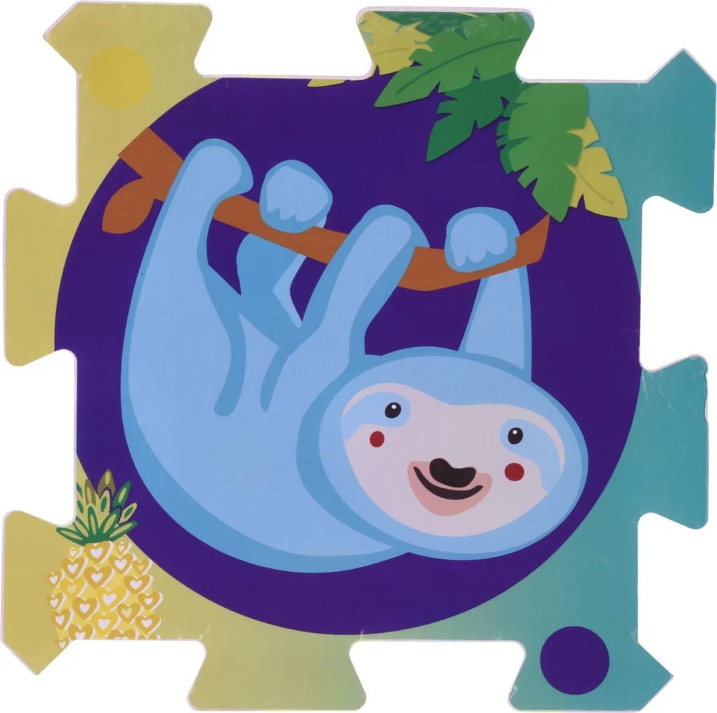 Hracia podložka Puzzle zvieratká (8 dielov)