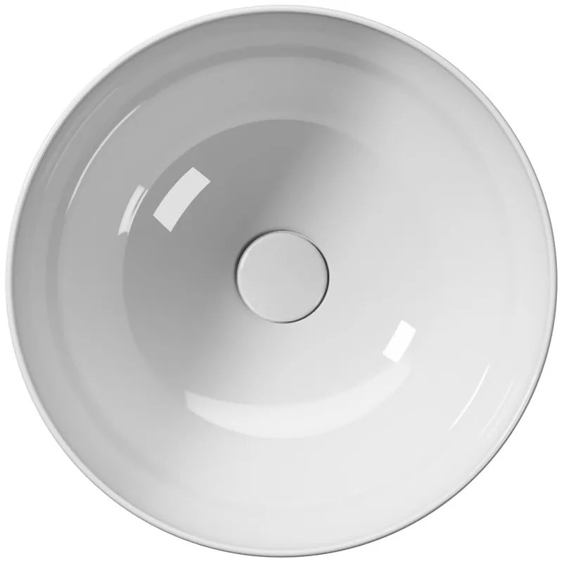 GSI GSI, PURA keramické umývadlo na dosku, piemer 42cm, biela ExtraGlaze, 885211