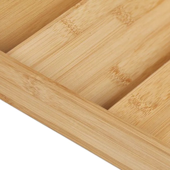 Zeller Present Sada 12ks koreničiek s čiernym viečkom + bambusový organizér na koreničky NERO