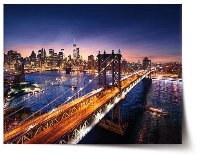 Sablio Plagát Most v New Yorku - 90x60 cm