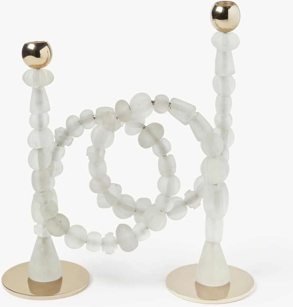 Ručne vyrobený svietnik Beads