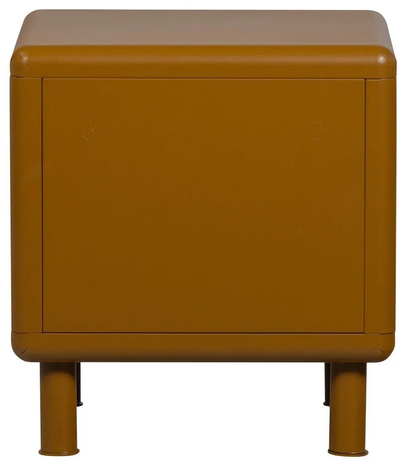 Okrovožltý kovový nočný stolík Rune – WOOOD