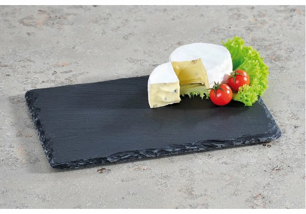 Kesper 38100 Servírovacia tácka z bridlice, 30 x 20 cm