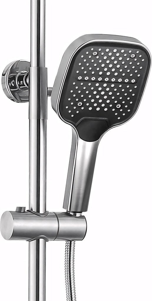 Rea Arlo, sprchový set s vaňovým výtokom, brúsená oceľ, REA-P7340