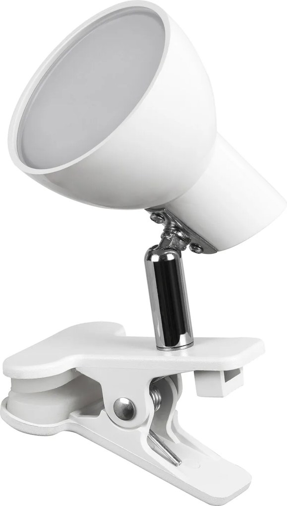 Rabalux NOAH LED lampička s klipom 5W | 360lm | 3000K - biela