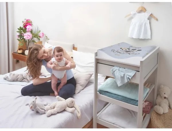 CebaBaby - Prebaľovacia podložka s dvojhranná COSY DISNEY 50x70 cm modrá