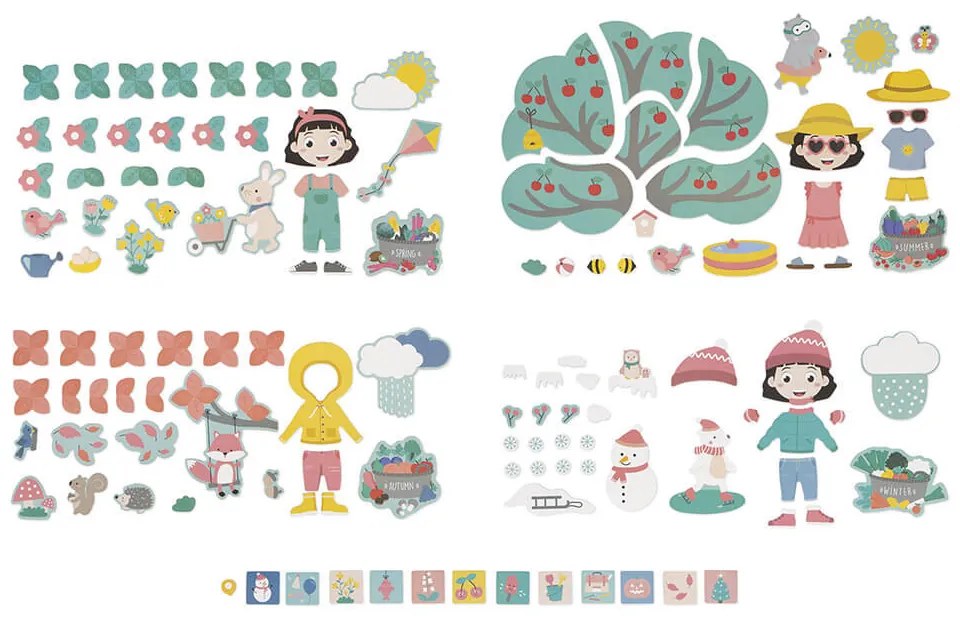 Kalendár ročných období - anglická verzia