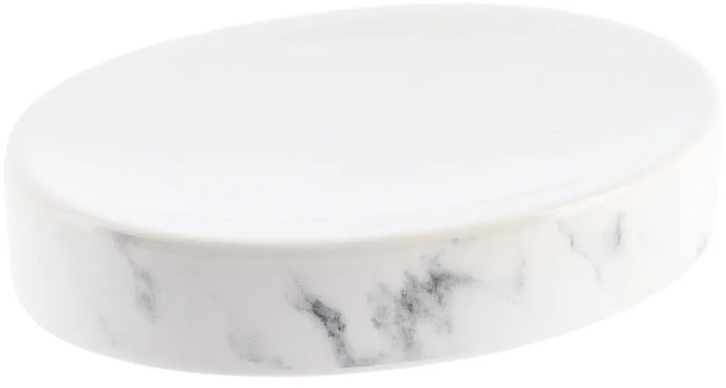 Miska na mydlo Nardi Marble, biela