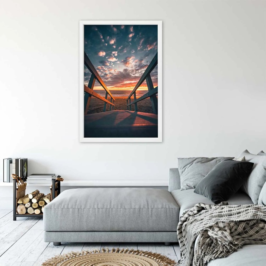 Gario Plagát Výlet na pláž Farba rámu: Bez rámu, Rozmery: 30 x 45 cm