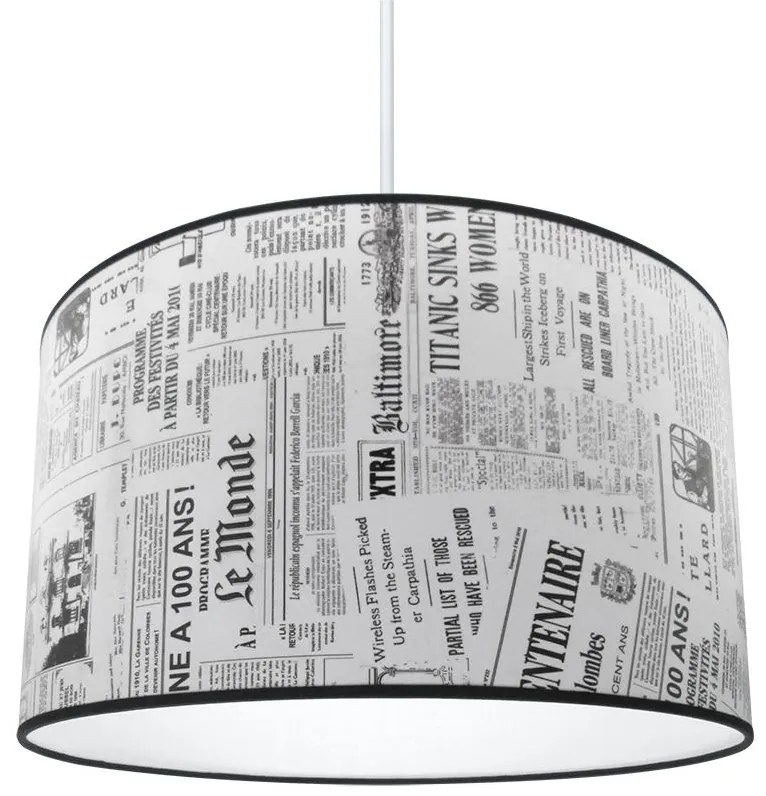 Luster 1xE27/60W/230V noviny