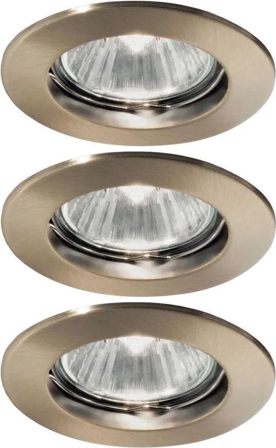 Ideal Lux - SADA 3x Podhľadové svietidlo 1xGU10/50W/230V