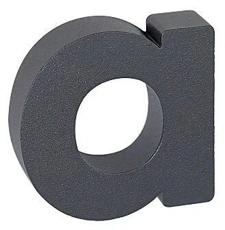 Domové písmeno v „3D“ prevedení so štruktúrovaným povrchom RICHTER RN.100LV, a, RICHTER antracit matná