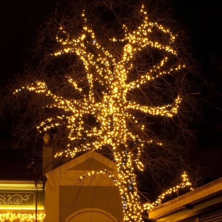 DECOLED LED světelný řetěz 100 m, teple bílá, 1000 diod, IP67, Easy Fix