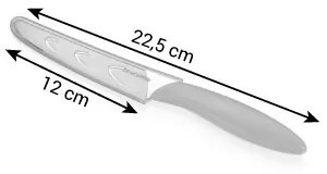 Tescoma Nôž desiatový MicroBlade MOVE 12 cm, s ochranným puzdrom