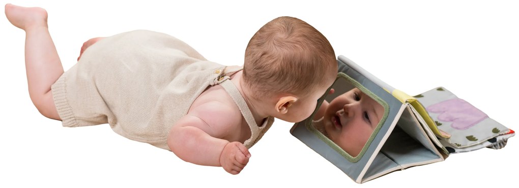 Knižka pre hru na brušku Sensory Book