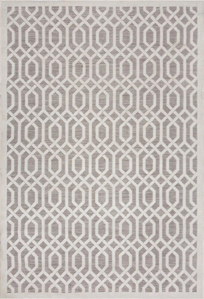 Flair Rugs, AKCIA: 120x170 cm Kusový koberec Piatto Mataro Natural – na von aj na doma, béžová, chodba / predsieň