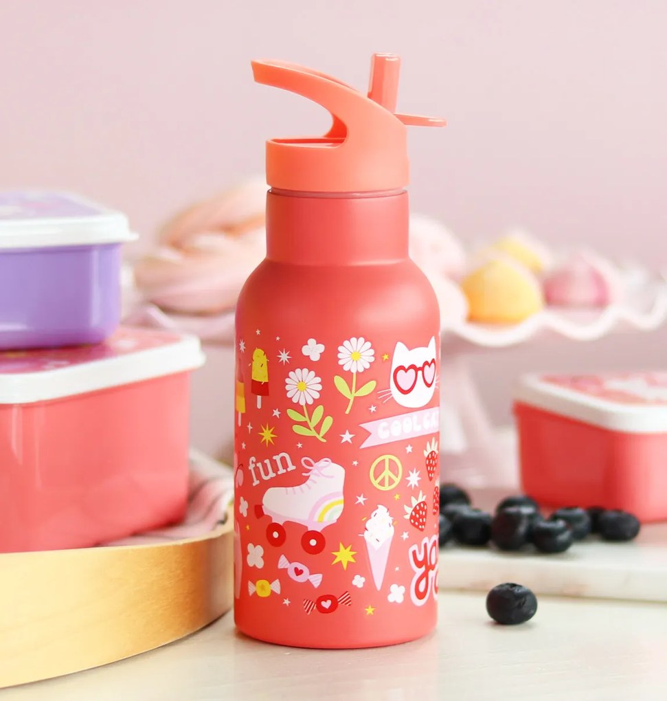 A Little Lovely Company - antikorová fľaša na pitie, 350 ml - zábava