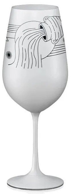 Crystalex pohár Zverokruhy Vodnár biela 550 ml