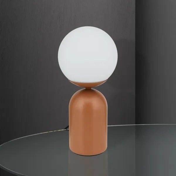 Orion LA 4-1223/1 - Stolná lampa STANLEY 1xE14/25W/230V keramika/hnedá