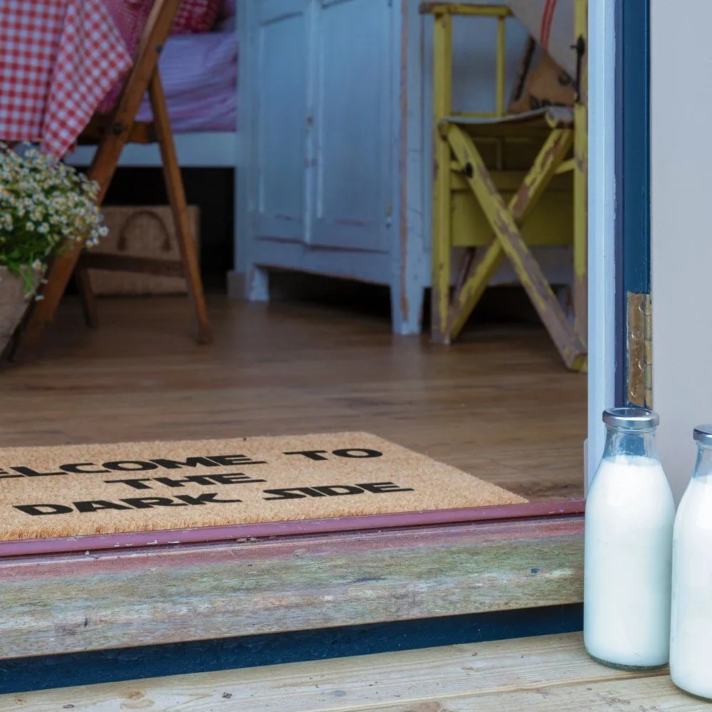 Rohožka z kokosového vlákna 40x60 cm Welcome to the Darkside – Artsy Doormats