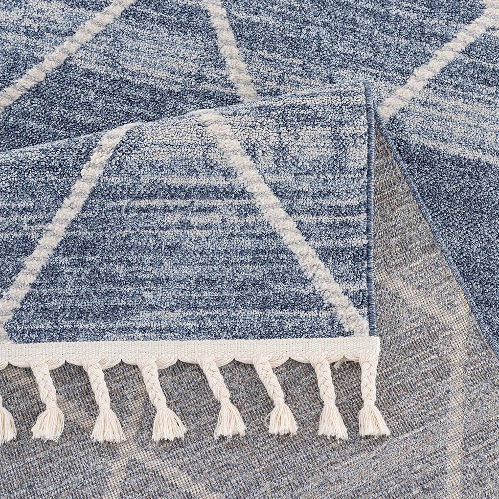 Dekorstudio Moderný koberec ART 2646 modrý Rozmer koberca: 80x300cm