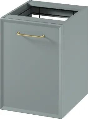 Cersanit S1022-010-Závesná kúpeľňová skrinka s košom na bielizeň MILLE 40x45 cm mintová