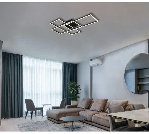 Globo 67227-40NBSH - LED stmívatelné stropní svítidlo GABRIEL 40W/230V pr. 51x74