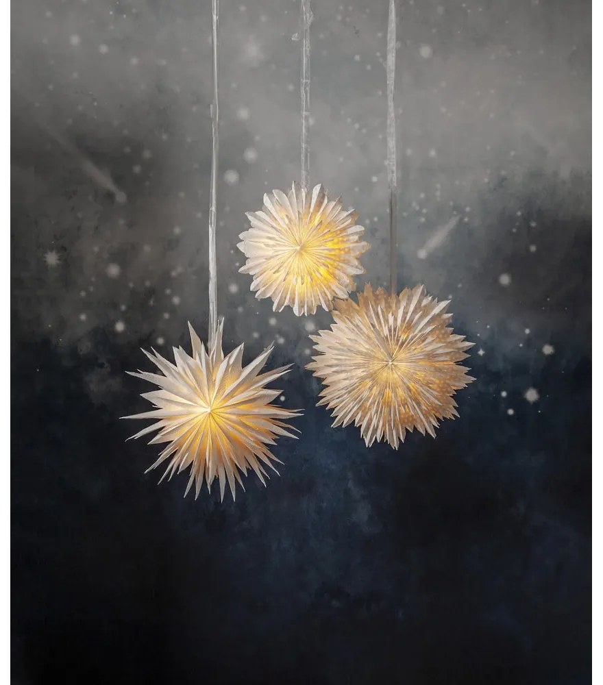 Biela svetelná dekorácia s vianočným motívom Cloud – Star Trading