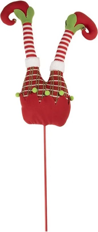 Veľký vianočný zápich nohy škriatok Elf - 20*8*82 cm