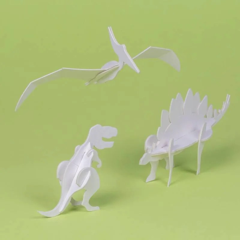 DECOLED A4 omalovánky skládačka dinosauří svět 2v1