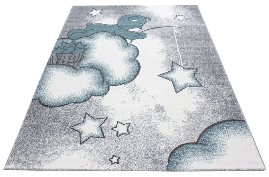 Modro-sivý detský koberec 140x200 cm Kids – Ayyildiz Carpets