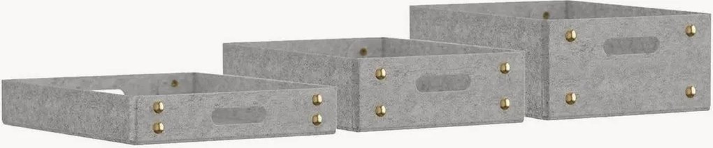 Úložné škatule Mon, 3 ks