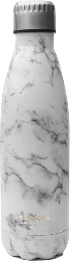 Antikoro termofľaša s motívom mramoru Sabichi Stainless Steel Bottle, 450 ml