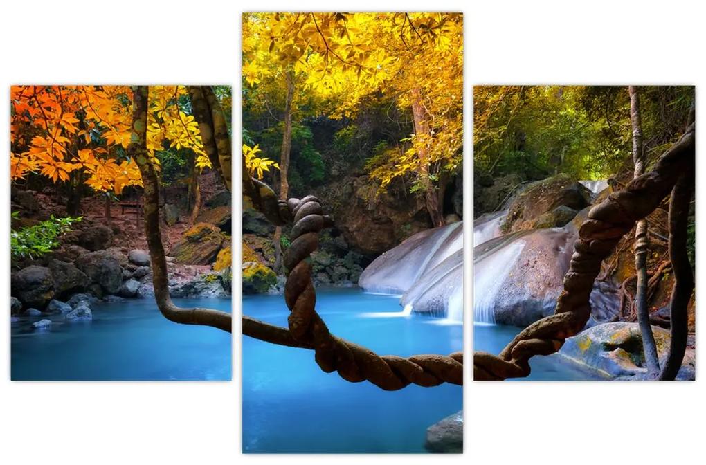 Obraz - Vodopády v Ázii (90x60 cm)