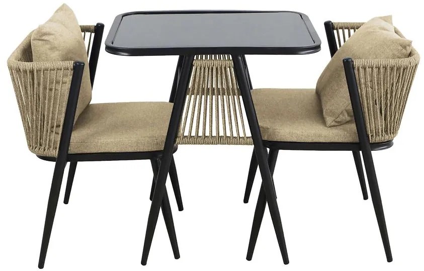 Komplet záhradného nábytku Korfu béžová