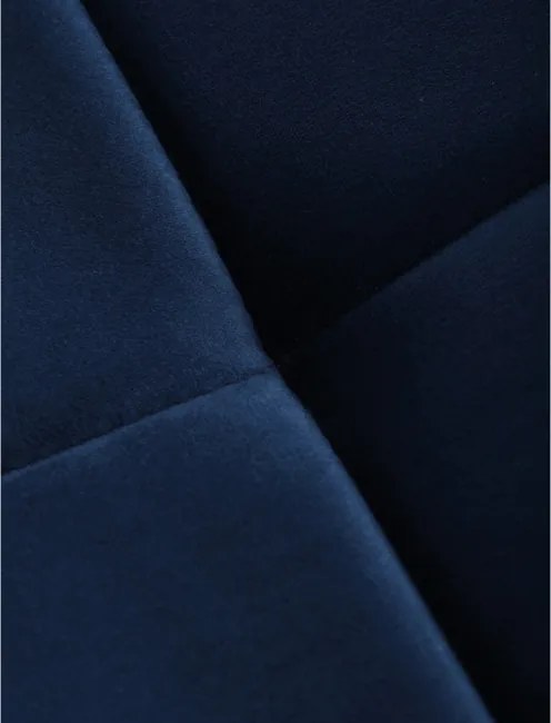 Jedálenská stolička zamatová, modrá CT-281 BLUE4
