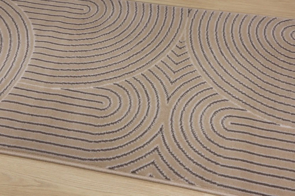 Alfa Carpets, Kusový koberec Thumbs ivory, 80x150, béžová, obývacia izba