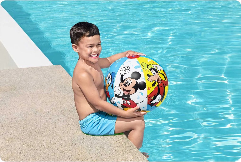 Plážová lopta pre deti 51 cm Mickey a priatelia Bestway 91098