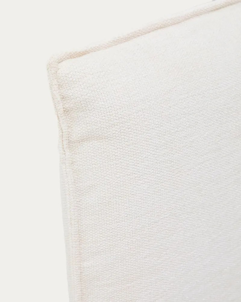 Biela čalúnená dvojlôžková posteľ 180x200 cm Jaira – Kave Home