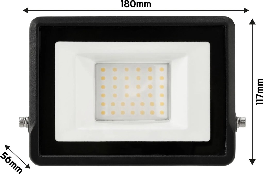 BERGE LED reflektor MASTER - 30W - IP65 - neutrálna biela