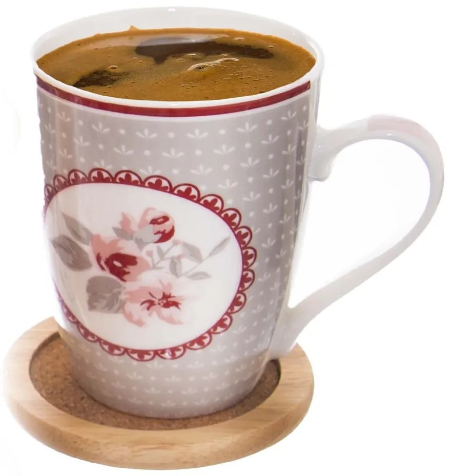 Drevené tácky v súprave 6 ks so stojanom v prírodnej farbe – Orion