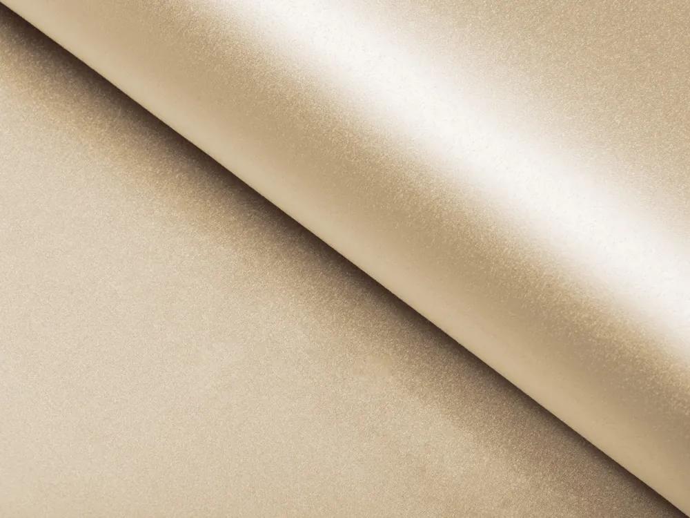 Biante Saténový oválny obrus polyesterový Satén LUX-016 Latte 100x140 cm